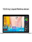 Apple MacBook Air M2 16GB 256GB SSD macOS 13" Taşınabilir Bilgisayar Gümüş MC7V4TU/A